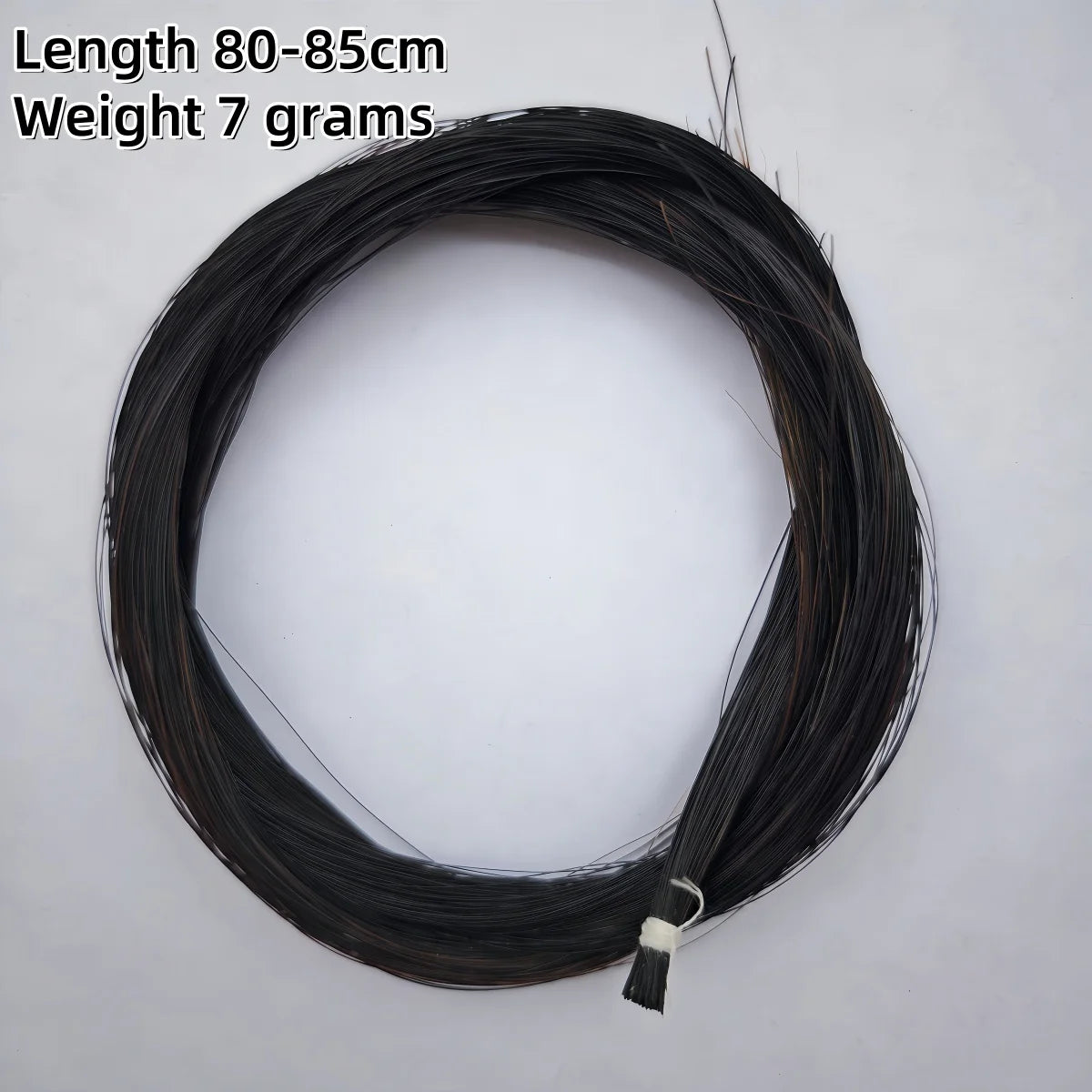 One bunch good horse hair 7 grams Mongolian ponytail black white brown yellow Green red blue violin bow horse tail hair