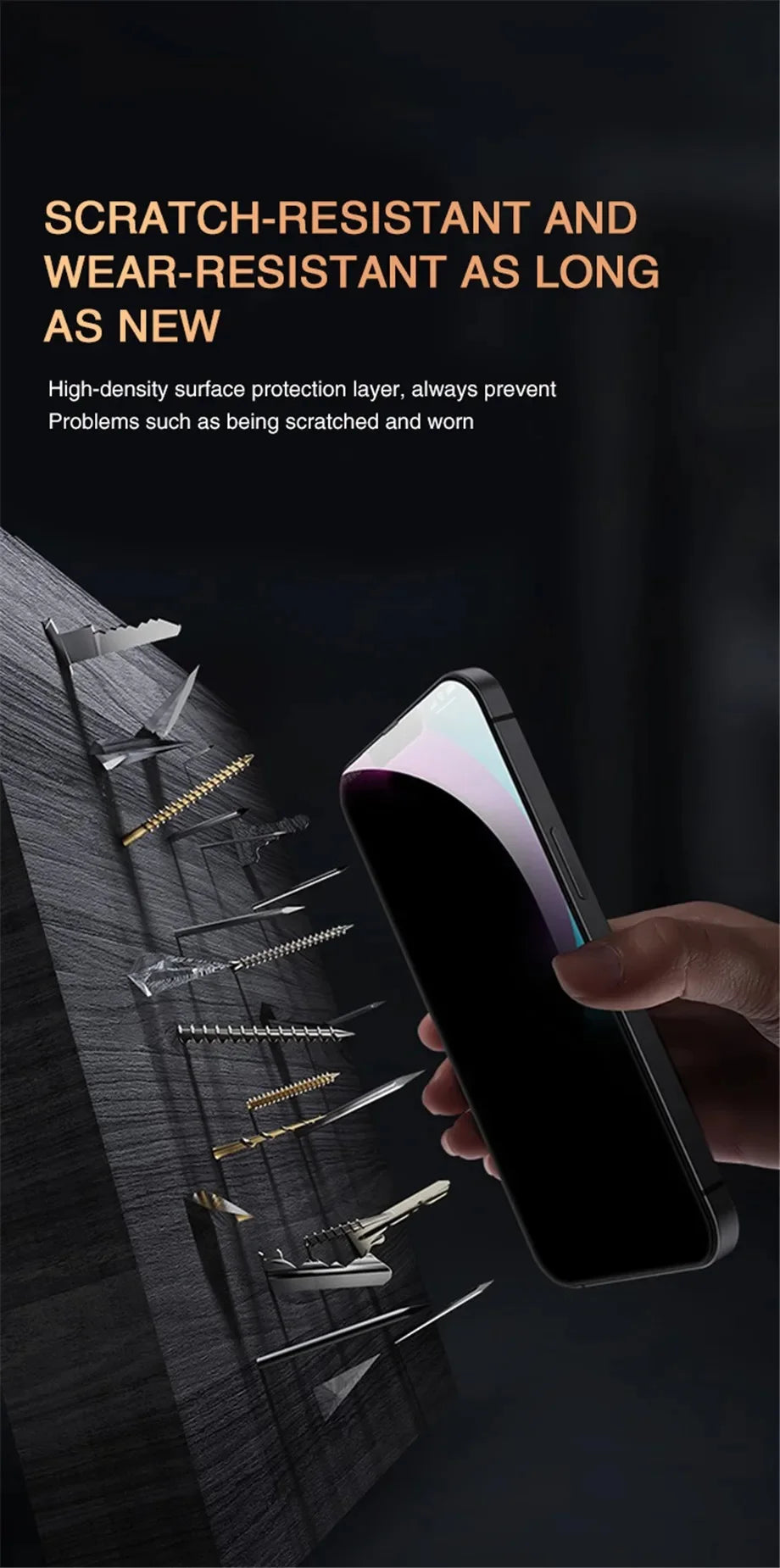 1~4PCS Anti-Spy Glass For iPhone 17 16 15 14 13 Pro Max Privacy Screen Protector & Camera Protection Film For iPhone15 12 11 Pro