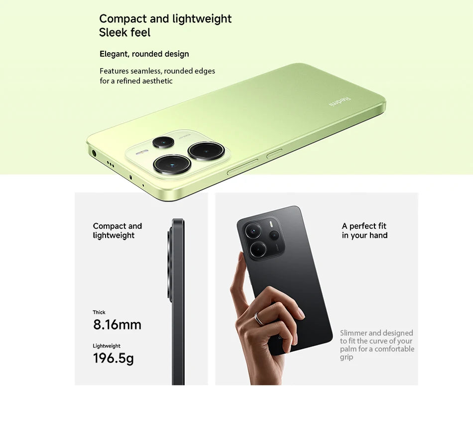 Xiaomi Redmi Note 14 4G NFC helium G99-Ultra 6,67 ''AMOLED screen 120 Hz 108 MP IA camera 5500 mAh battery,Charger Not Included