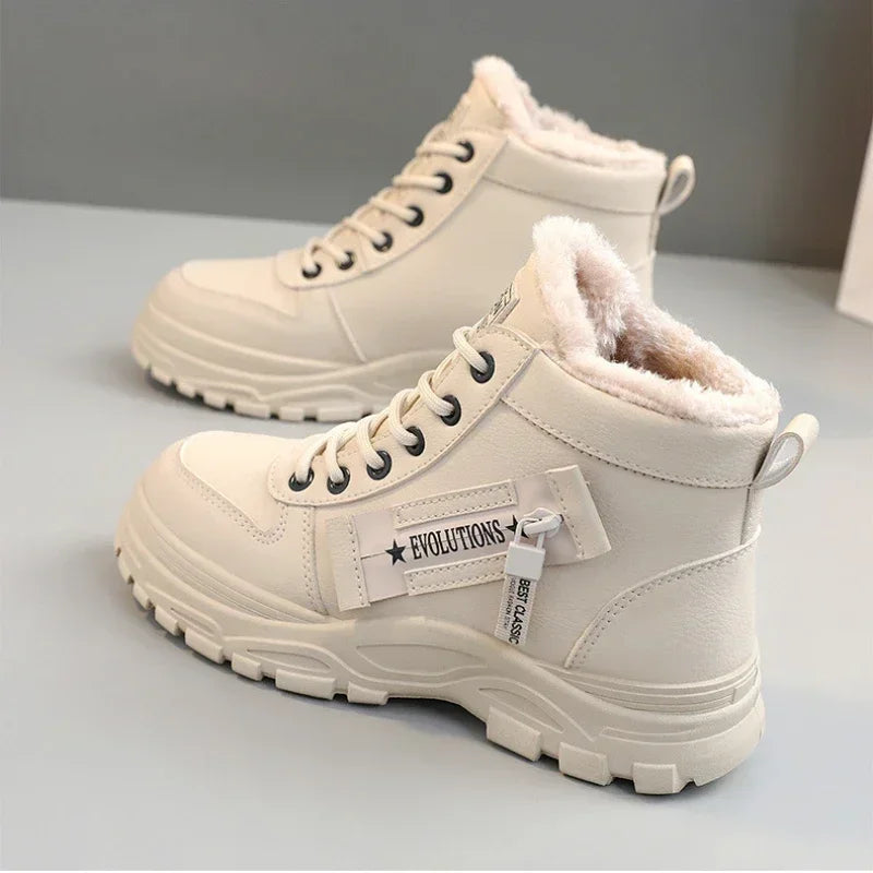 Winter Snow Boots for Women Casual High-top Shoes Warm Womens Sneakers Platform Ankle Boots Zapatillas De Mujer  Tenis De Mujer
