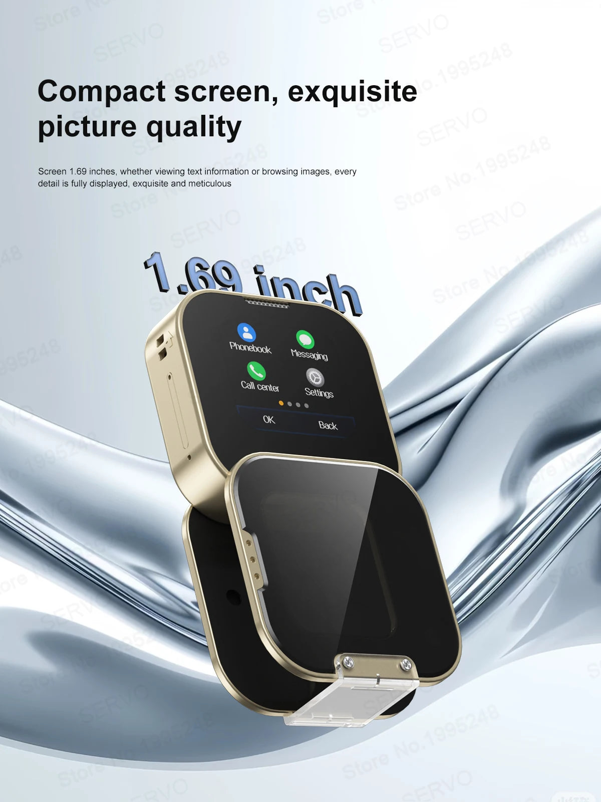 NEW Upgrade SERVO i19 Rotate Touch Screen Phone Dual SIM Bluetooth Dial Sync Music Magic Voice Torch 1.69 Inch 2G Mini Cellphone