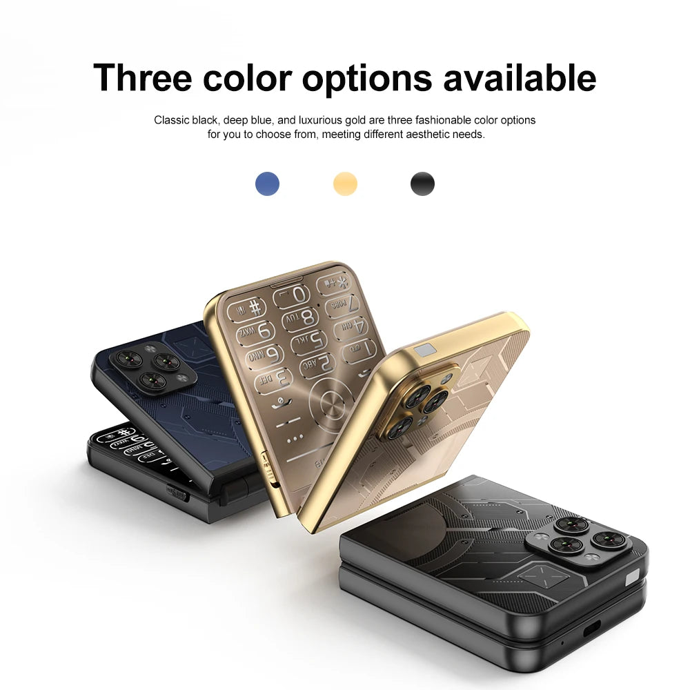 Low Price Sale SERVO Flilo9 3G Flip Mobile Phone 2 SIM Card Speed Dial Blacklist Call Record FM Radio 2.6inch Fold Cellphone MP4