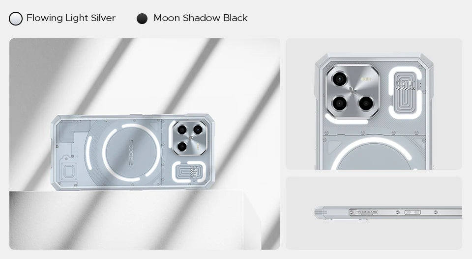 DOOGEE Blade GT Ultra 5G Rugged Phone Dimensity 7300 6.72" 16GB+512GB LED Light Effect Ultra-thin Smartphone