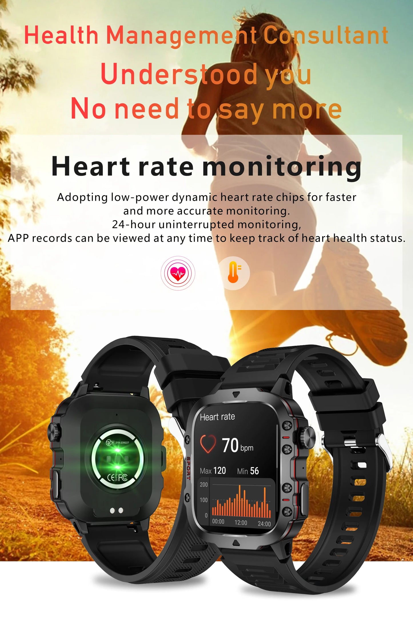 Military Men Smart Watch Bluetooth Call Fitness Clock Heart Monitor 3ATM Swim Waterproof Sport Smartwatch for Xiaomi iPhone 2025