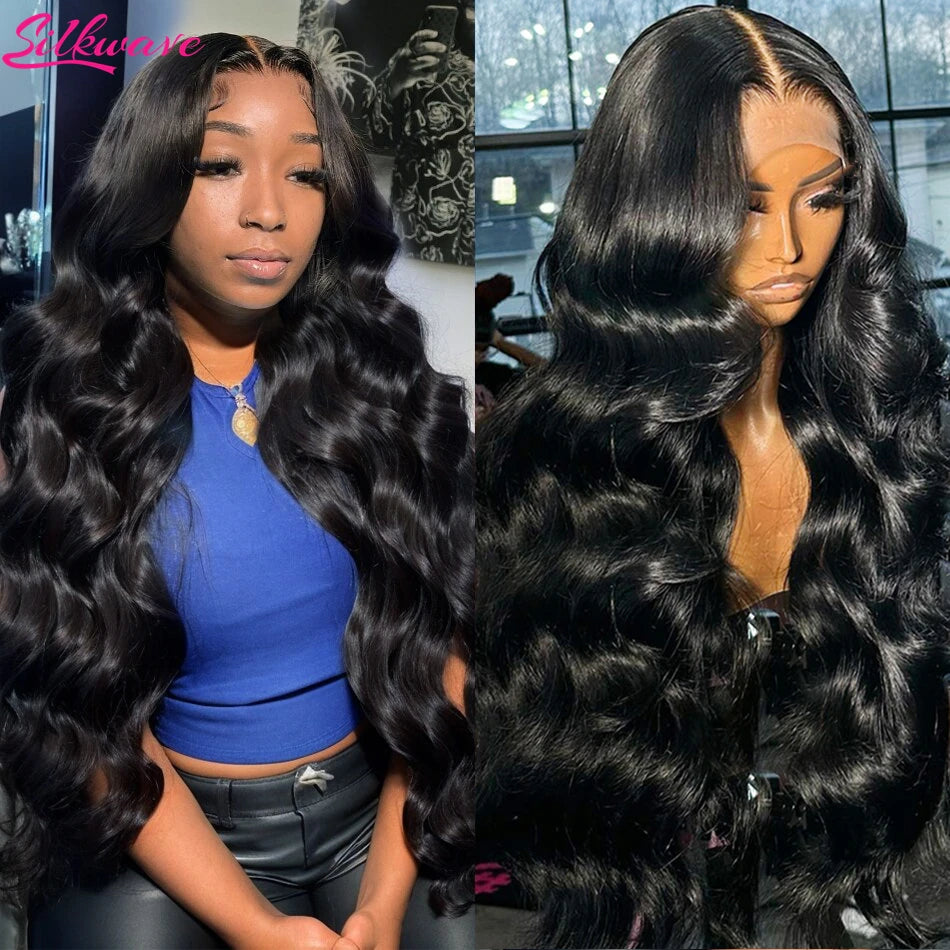 13x6 Hd Lace Frontal Wig Body Wave 250 Density Human Hair Wig 36 40 Inches Loose Wave Lace Front Wig Preplucked For Black Women