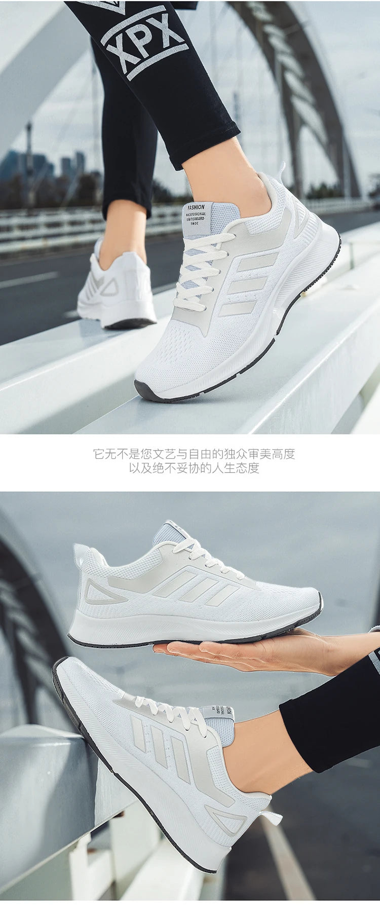 Shoes Men's 2025 Spring New Lightweight Non-slip Fashion Trend All-match Casual Soft Bottom Shock Absorption Running Sports