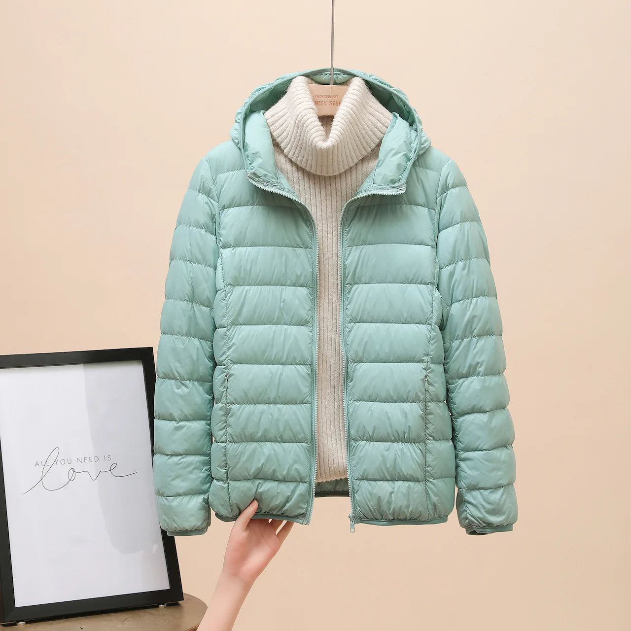 women's clothing Ultra Light Down Jacket female  Autumn Winter Warm Coat Lightweight Warm Jackets Female Hooded Parka