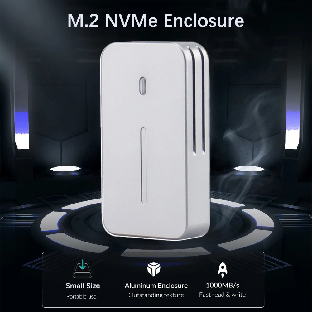 2230 2242 M.2 NVMe Case Enclosure NVMe to USB Adapter M.2 Box 10Gbps USB3.1 Gen 2 PCIe M2 SSD Case  For 2230 2242 Drive 583 Chip