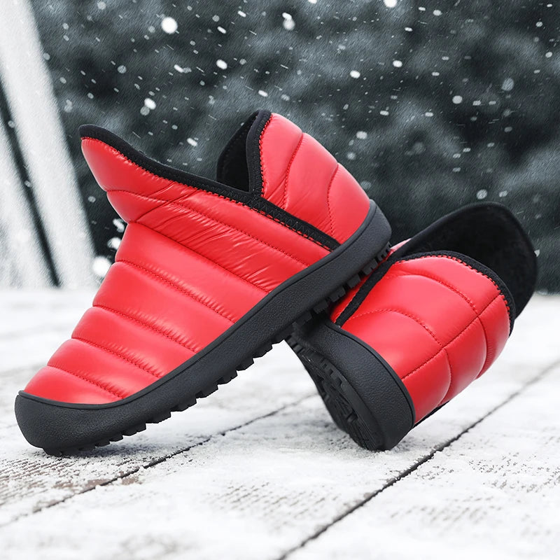 Winter Women Waterproof Snow Boots Lightweight Women Ankle Boots Sneakers Outdoor Sandproof Couple Warm Cotton Boot Botas Mujer