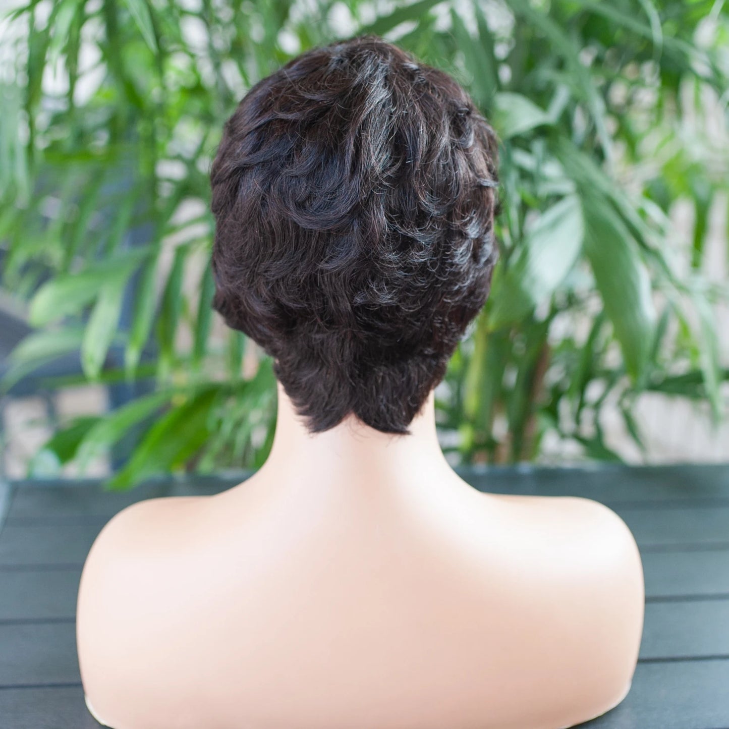 150% Density Short Pixie Cut Wigs Human Hair Wigs Full Machine Made 100% Brazilian Remy Fumi Hair Wig Bob Wigs for Black Women